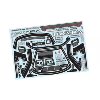 Наклейка Pandem NSX, лист, наклейки на Корпус кузова для гоночного дрифта, 1/10 Honda NSX, прозрачный корпус lexan, обновленные детали