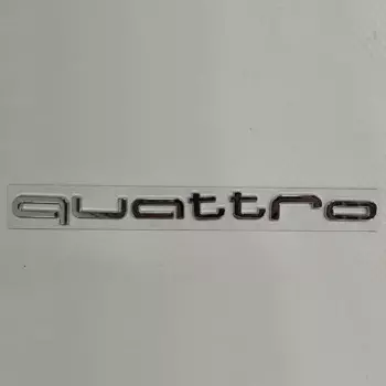 Наклейка со значком из сплава автомобиля для Audi Quattro A3 A4 A9 A7 Q3 Q5 Q7 S4 S5 RS8 SQ7 Автомобильная эмблема заднего багажника, украшение