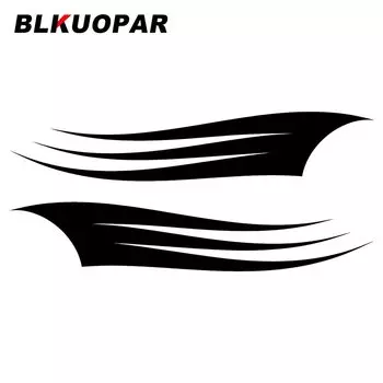 Наклейки BLKUOPAR для морского племенного пламени на автомобиль, устойчивые к царапинам простые наклейки, защита от солнца для мотоцикла, багажа, Декор, защита двери автомобиля