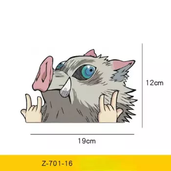 Наклейки для автомобиля Tanjirou Inosuke Nezuko Zenitsu с изображением рассекающего демонов