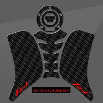 Наклейки для бака мотоцикла, прозрачные защитные наклейки из углеродного волокна, подходят для YAMAHA FZ1, FZ1S, FZ1N, FZ6, FZ6N, FZ8, N, FZ8S, FAZER