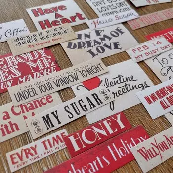 Наклейки для дневника "Исповедь любви", 22 шт.