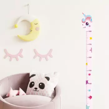 Наклейки для измерения роста MOONBIFFY, мультяшные животные