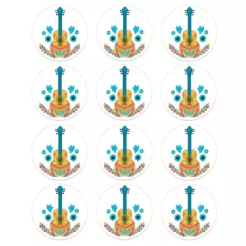 Наклейки для мексиканской вечеринки WDINPATY