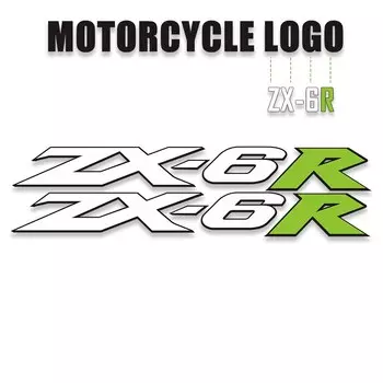 Наклейки для мотоцикла, водостойкие, с логотипом ZX6R