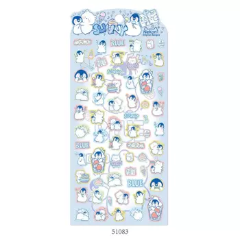 Наклейки для скрапбукинга "Фруктовый сок и животные", набор из 10 шт.