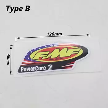 Наклейки FMF So Calif PowerCore 2, наклейки на выхлопную трубу мотоцикла, универсальные для мотоциклов, автомобилей