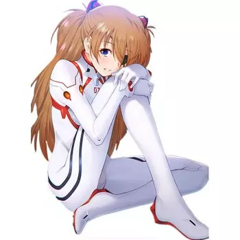 Наклейки FUYOOHI, АСУКА Лангли, Sohryu Peeker Peek, аниме виниловые наклейки JDM на окно, багажник ноутбука, наклейка на весь корпус, Мультяшные наклейки