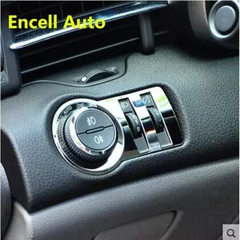 Наклейки из нержавеющей стали на крышку переключателя автомобильной фары для Opel Mokka, аксессуары для Chevrolet Cruze Malibu Trax