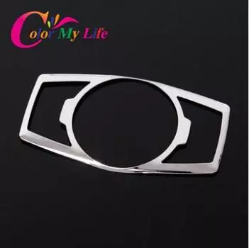 Наклейки из нержавеющей стали с блестками для переключателя фар, накладка, наклейки для Ford Focus 3 MK3 Kuga Escape Mustang Everest