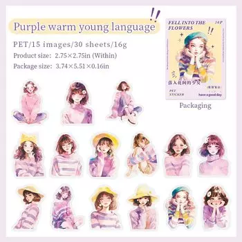 Наклейки-коллажи Journal GO для девушек