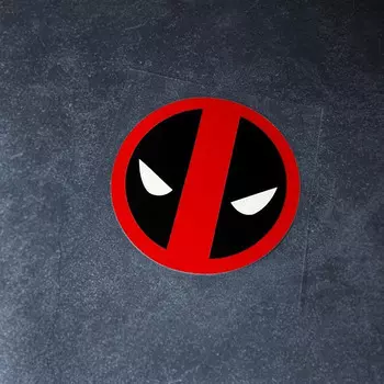 Наклейки на автомобиль Монстр Дедпул, мультфильм, анимация, мотоцикл, электромобиль, украшение на заднее стекло, светоотражающие наклейки