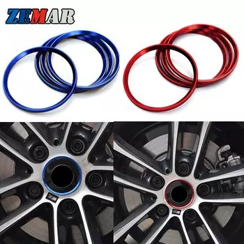 Наклейки на автомобильные диски из алюминиевого сплава для BMW F30 F31 F10 F20 E90 E92 E93 F11 F21 X5 E70 F15 X3 F25 E83 X6 E71