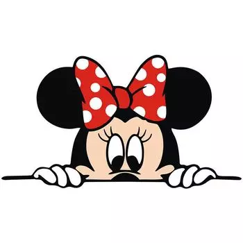 Наклейки на автомобиль с Микки Маусом Диснея, милый мультфильм Минни, зеркало заднего вида, наклейка в стиле аниме, окно автомобиля, мотоцикла, наклейки на хвост