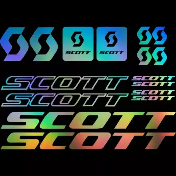 Наклейки на автомобиль «Скотт», 16 шт.