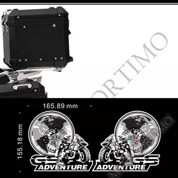 Наклейки на багажник R1250, багажные Алюминиевые Верхние Чехлы для BMW R 1200 F 850 800 1250 750 700 G 310 1150 GS GSA HP Adventure