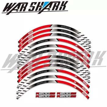 Наклейки на диски для мотоциклов BMW R1200GS R 1200GS R 1200 GS 3M, стальной обод, новый стиль кольцо-наклейка