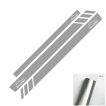 Наклейки на двери автомобиля, виниловые наклейки для Nissan NV200, спортивные полосы, Стайлинг, боковая юбка, декоративные наклейки, аксессуары для тюнинга кузова автомобиля