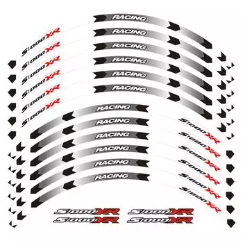 Наклейки на колеса мотоцикла BMW, светоотражающие наклейки в полоску на обод для BMW S1000 XR, мотоцикл S1000XR