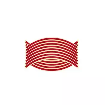 Наклейки на колеса мотоцикла, светоотражающие наклейки, 16 шт.