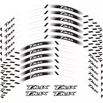 Наклейки на обод для YAMAHA TMAX TMAX500 TMAX530 500 530 15 ''12 X