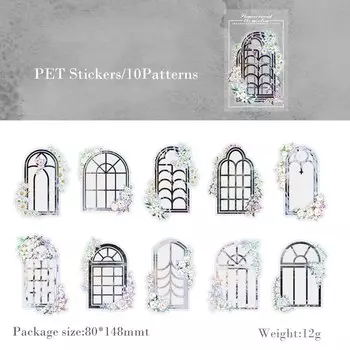 Nаклейки на окна Journamm с цветами