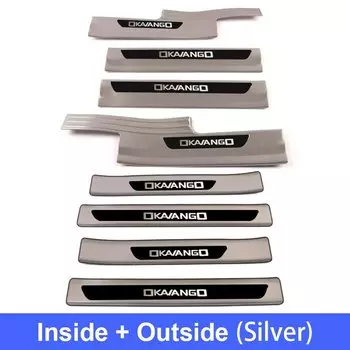 Наклейки на порог автомобиля Vtear, наклейки на внешний порог, защитная накладка, аксессуары для Geely New Okavango L 2023-2024