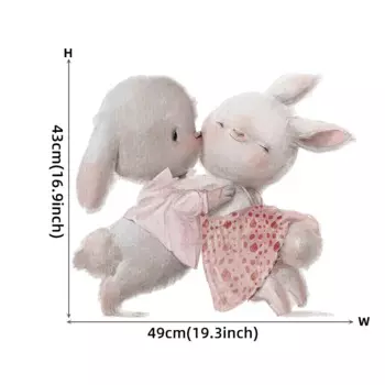 Наклейки на стену BRUP Кролик Happy Family