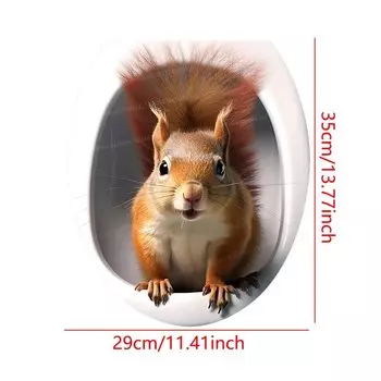 Наклейки на унитаз белка М762