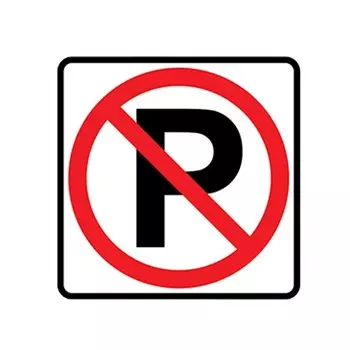 Наклейки NO PARKING, предупреждающие обсилие, буксирующий знак автомобиля, автомобильная наклейка, водостойкая виниловая наклейка 10 см/20 см, ПВХ KK