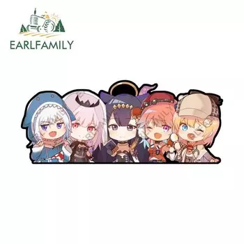 Наклейки женские для автомобиля, водостойкие, 13 см х 8,9 см, от царапин, для мотоцикла, шлема