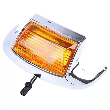 Наконечник переднего крыла мотоцикла светильник для Harley Davidson Touring FLHT FLT FLHS 1997-2013, брызговик, декоративсветильник