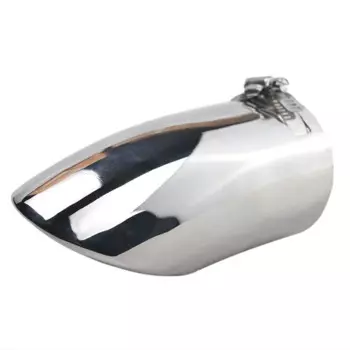 Наконечник Выхлопной Трубы, серебристый, 76 мм, 104 мм