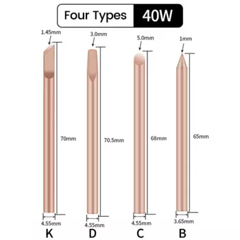 Наконечники для паяльника Aideepen 30Вт 40Вт 60Вт