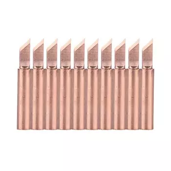 Наконечники для паяльника Hakko 936 из меди 10 шт.