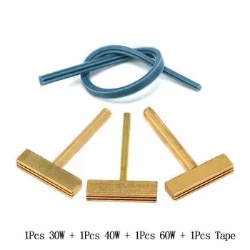 Наконечники для паяльника, 3 шт./лот, 30/40/60 Вт, с бесплатным Горячим Прессованием для ремонта гибкого кабеля ЖК-экрана