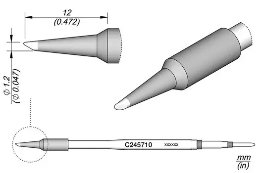 Наконечники JBC C245 для паяльной станции T245