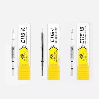 Наконечники OSS, C245, C210, C115, Универсальный паяльник C245, C210, C115, настраиваемая ручка для паяльной станции SUGUN Maant, GVM, OSS, PPD
