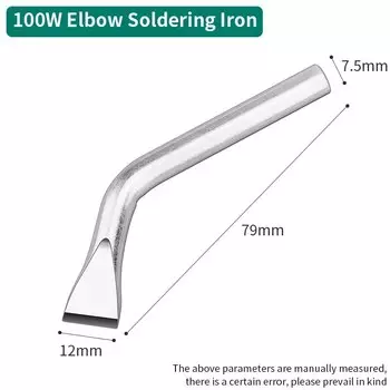 Наконечники высокомощного локтя для паяльника LUXIAN, сварочный ремонтный инструмент, 80 Вт/100 Вт/150 Вт, Внешний Нагреватель, электрический наконечник для паяльника с долотом