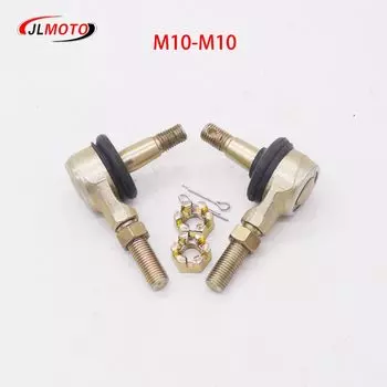 Наконечники рулевой тяги 1 пара M10 LH & RH, подходят для Polaris Quad Outlaw Sportsman 110 0454629 0454630 Kawasaki KLF300 KLF Bayou ATV