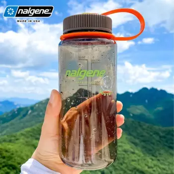Nalgene-Бутылка для воды Nalgene с широким горлышком, портативная, Для Путешествий, Походов, герметичная, для спорта на открытом воздухе, бутылка для питья, 500 мл и 1000 мл