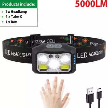 Налобный фонарь IWP белый красный свет