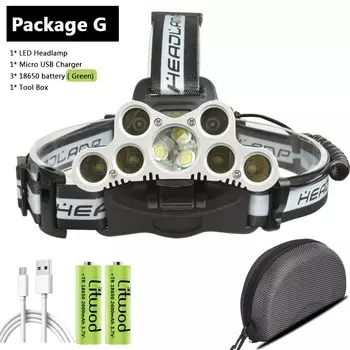 Налобный фонарь Litwod T6 9 шт.