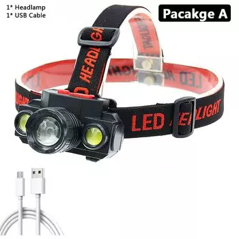 Налобный фонарь Litwod XP-G Q5 COB для рыбалки