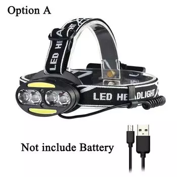 Налобный фонарь Litwod Z25 4*T6 + 2*COB + 2*красных LED