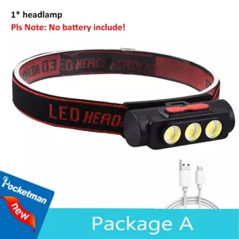 Налобный фонарь POCKETMAN 2119C COB