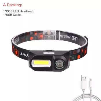 Налобный фонарь POCKETMAN COB+LED