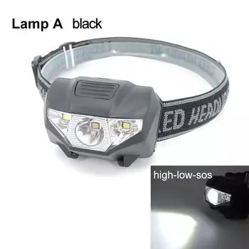 Налобный фонарь QvvCev 3 LED красный