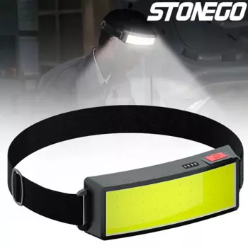 Налобный фонарь с зарядкой от USB, 500 лм, 3 режима