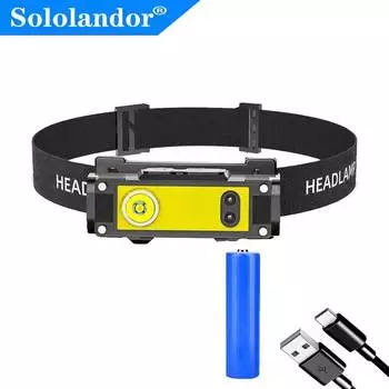 Налобный фонарь Sololandor HeadlampW15 белый/красный